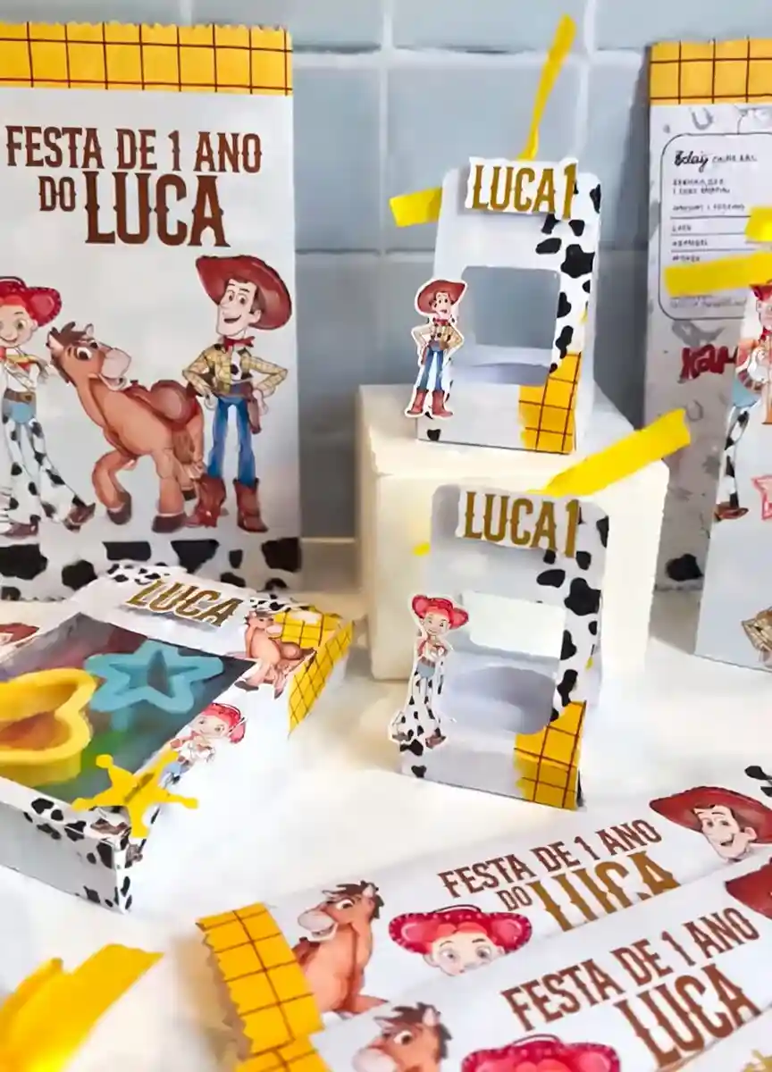 Kit de festa editável