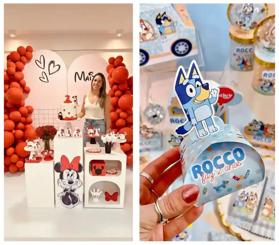 Kit de festa editável